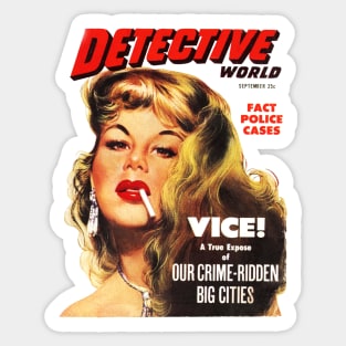 Vintage Pulp Magazine Cover Sticker